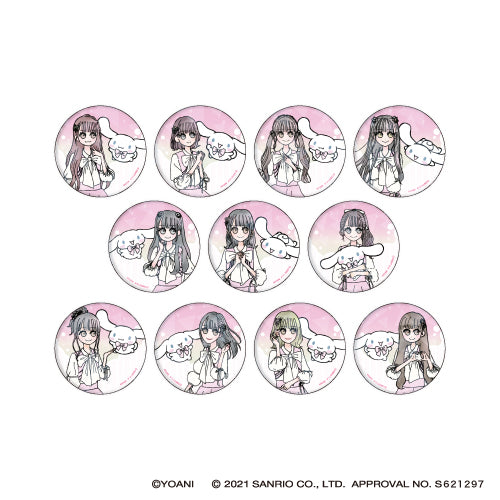 『=LOVE×Cinnamoroll』全息圖徽章(65mm) 01/盒 (全11種)