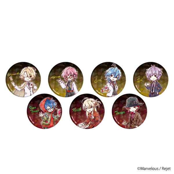 『ファビュラスナイト』ホログラム缶バッジ(65mm) 01/カフェver. BOX(全7種)(グラフアート)
