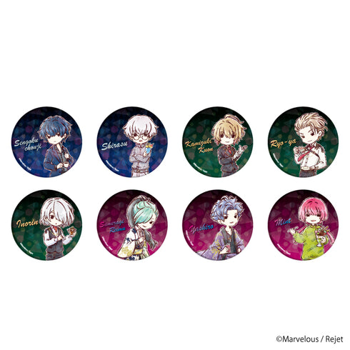 『ファビュラスナイト』ホログラム缶バッジ(65mm) 02/カフェver. BOX(全8種)(グラフアート)