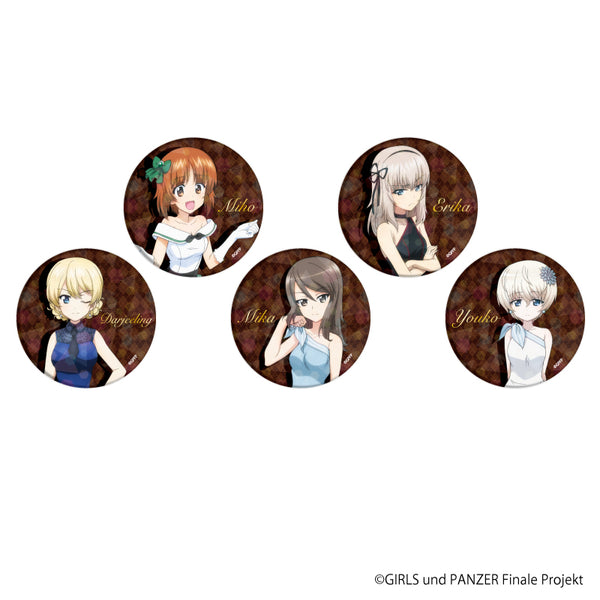 『ガールズ&パンツァー』ホログラム缶バッジ(65mm) 01/制服ドレスver. BOX(全5種)(描き下ろし)