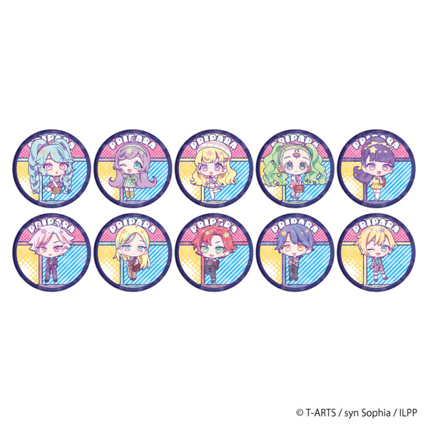 『アイドルランドプリパラ』ホログラム缶バッジ(65mm) 02/アメリカンポップver. ボックス(全10種)(ミニキャラ)