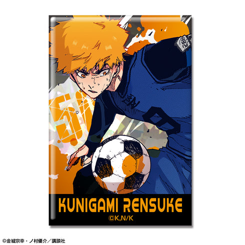 "Blue Lock" Hologram Pin Badge Design 08 (Rensuke Kunigami/B)