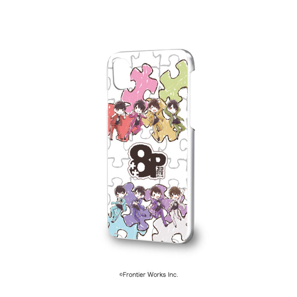 『8P』ハードケース(iPhoneX/XS兼用) 01/整列デザイン(グラフアート)