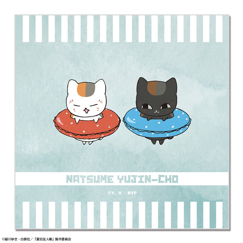 『夏目友人帳』おっきめハンドタオル デザイン03(ニャンコ先生&黒ニャンコ/A)