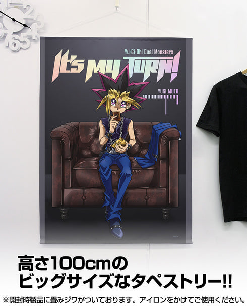 『遊☆戯☆王デュエルモンスターズ』描き下ろし 武藤遊戯 100cmタペストリー 最強の決闘者達Ver.