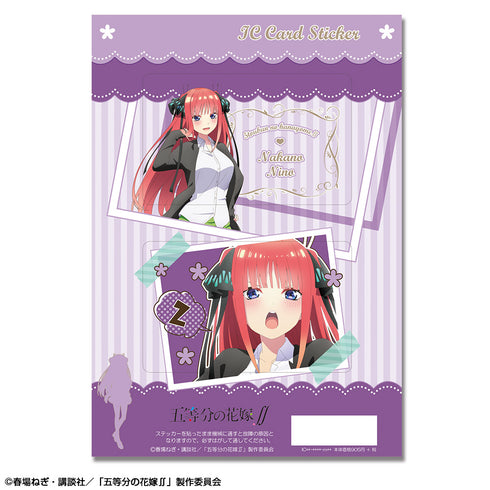 『五等分の花嫁∬』ICカードステッカー デザイン02(中野二乃)