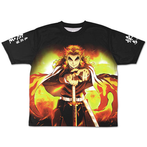 『鬼滅の刃』煉獄杏寿郎 両面フルグラフィックTシャツ