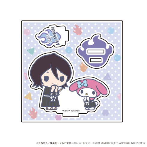 『BLEACH×Sanrio characters』アクリルフィギュアプレート 02/朽木ルキア&マイメロディ