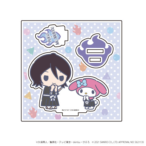 『BLEACH×Sanrio characters』アクリルフィギュアプレート 02/朽木ルキア&マイメロディ