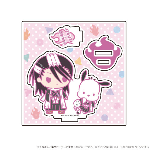 『BLEACH×Sanrio characters』アクリルフィギュアプレート 03/朽木白哉&ポチャッコ
