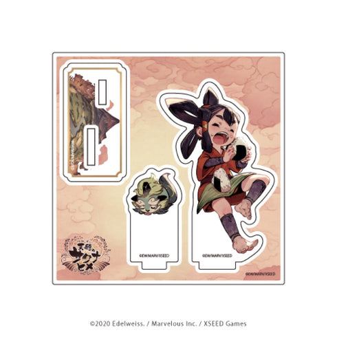 『天穂のサクナヒメ』サクナヒメ&タマ爺 アクリルフィギュアプレート 03