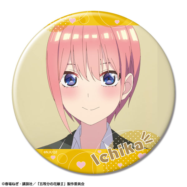 『五等分の花嫁∬』缶バッジ デザイン01(中野一花/A)