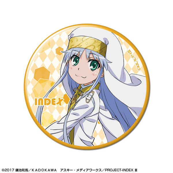 『とある魔術の禁書目録III』缶バッジ デザイン01(インデックス/A)