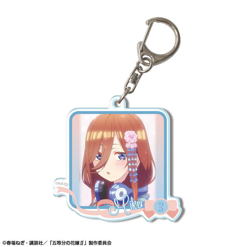 『五等分の花嫁∬』アクリルキーホルダー デザイン09(中野三玖/C)
