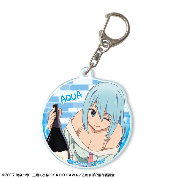 『この素晴らしい世界に祝福を!2』アクリルキーホルダー デザイン03(アクア/C)
