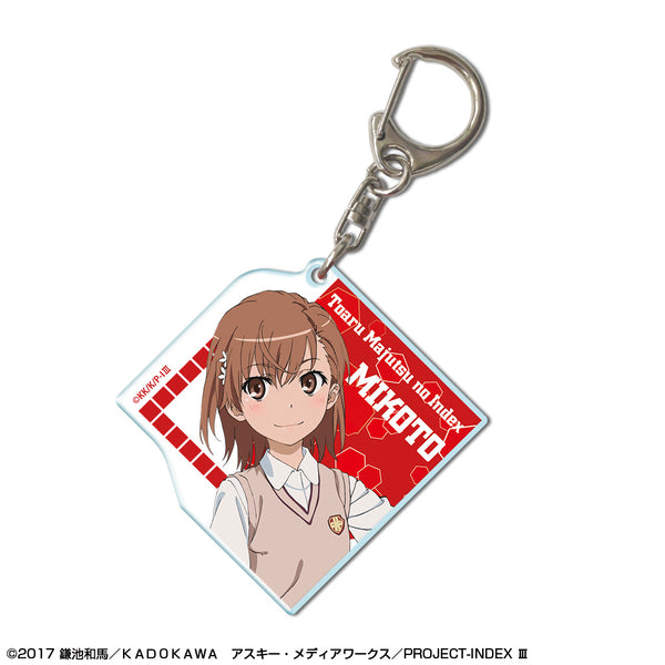 『とある魔術の禁書目録III』アクリルキーホルダー デザイン02(御坂美琴/A)
