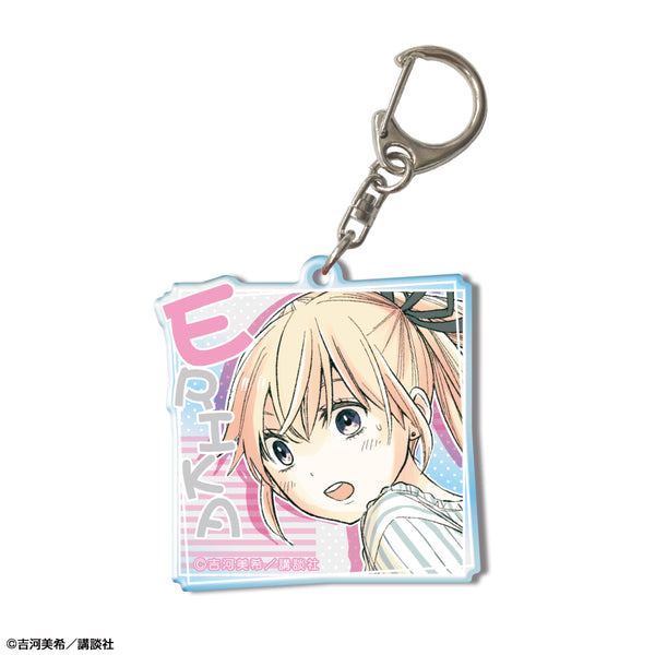 "The Cuckoo's Fiancée" Acrylic Keychain Design 02 (Erika Amano/B)