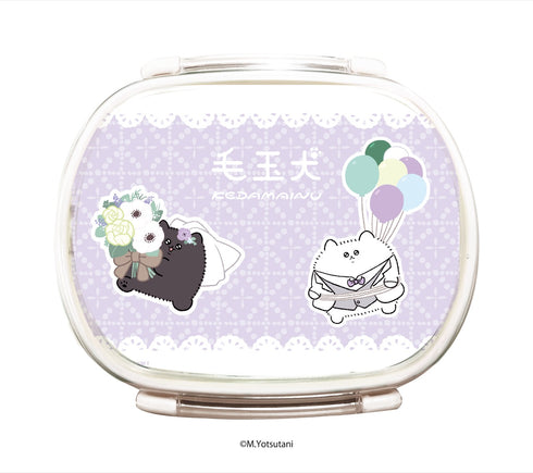 『毛玉犬』毛玉犬白&黒 キャラランチボックス 01/ジューンブライドver.