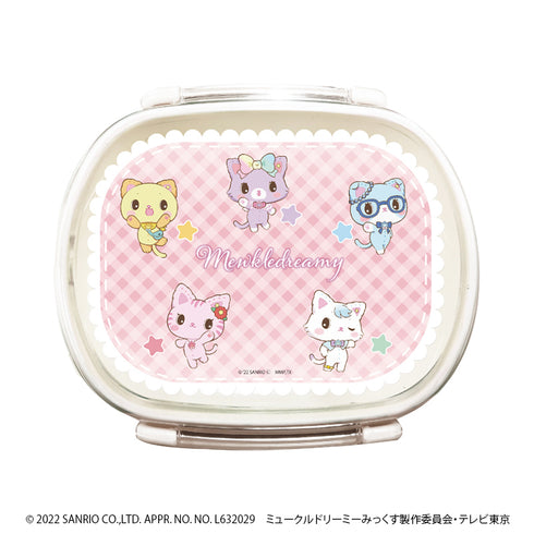 『ミュークルドリーミー みっくす!』キャラランチボックス 01/ピンクチェックデザイン