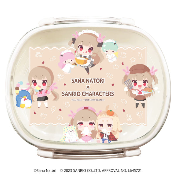 『名取さな×サンリオキャラクターズ』キャラランチボックス 01/囲みデザイン(ミニキャライラスト)
