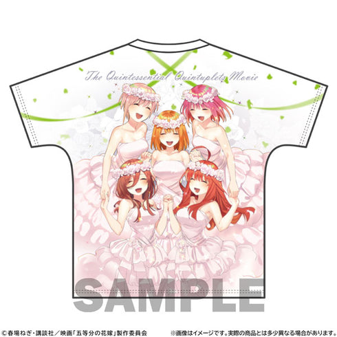 『映画 五等分の花嫁』フルグラフィックTシャツ エンディングVer. 中野四葉 L
