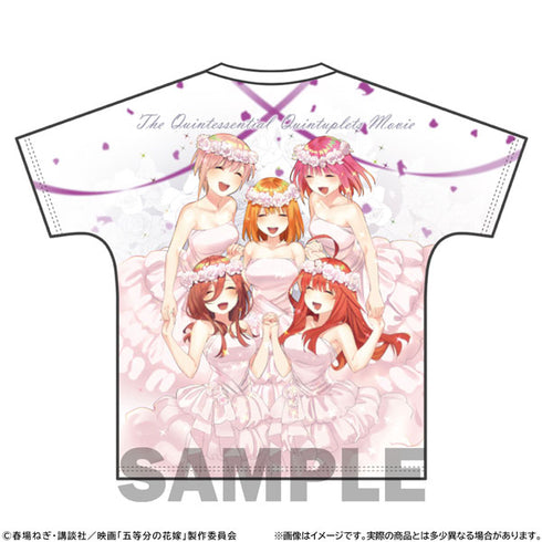 『映画 五等分の花嫁』フルグラフィックTシャツ エンディングVer. 中野二乃 L