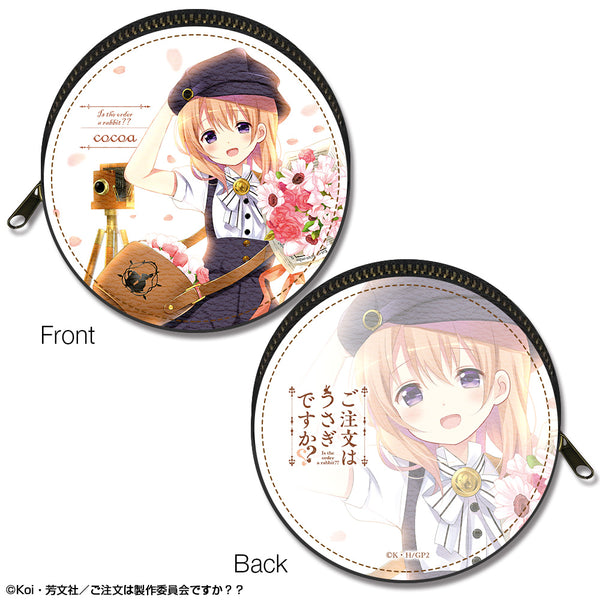 『ご注文はうさぎですか??』まるっとレザーケース デザイン01(ココア)