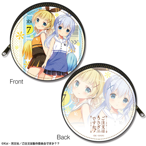 『ご注文はうさぎですか??』まるっとレザーケース デザイン06(チノ&シャロ)