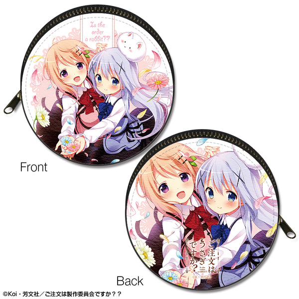 『ご注文はうさぎですか??』まるっとレザーケース Ver.2 デザイン01(ココア&チノ)