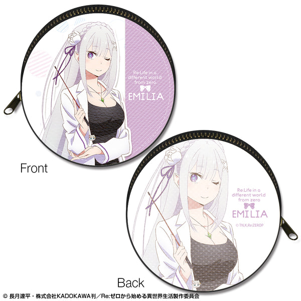 『Re:ゼロから始める異世界生活』まるっとレザーケース Ver.2 デザイン04(エミリア/B)