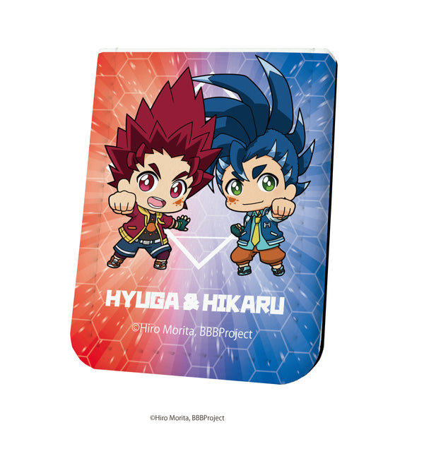 『ベイブレードバースト』レザーフセンブック 14/朝日ヒュウガ&朝日ヒカル(ミニキャラ)