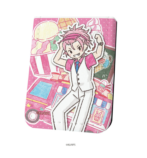"Handsome High School Earth Defense Club LOVE! LOVE! LOVE!" Leather Sticky Note Book 10 / Ice Ver. Tatsu Zao (Graph Art)