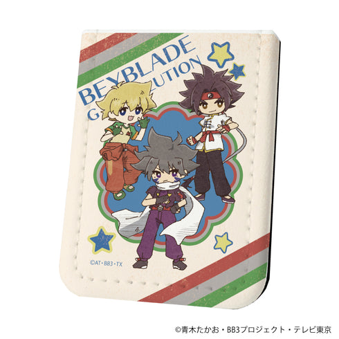 『爆転シュート ベイブレード Gレボリューション』レザーフセンブック 17/火渡カイ&金 李(コン レイ)&水原マックス(レトロアート)