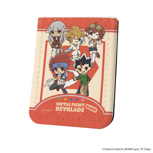 『メタルファイト ベイブレード 爆』レザーフセンブック 09/鋼 銀河&角谷 正宗&天童 遊&大鳥 翼&天野 まどか(レトロアート)