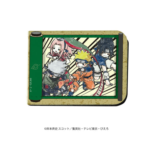 『NARUTO-ナルト-』レザーフセンブック 01/ ナルト&サスケ&サクラ&カカシ (グラフアート)