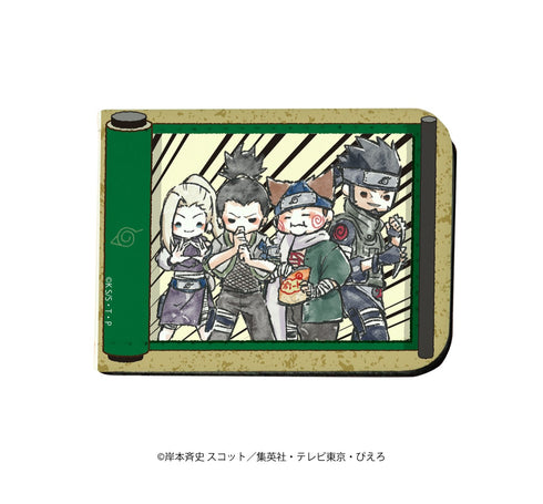 『NARUTO-ナルト-』レザーフセンブック 05/ シカマル&いの&チョウジ&アスマ (グラフアート)