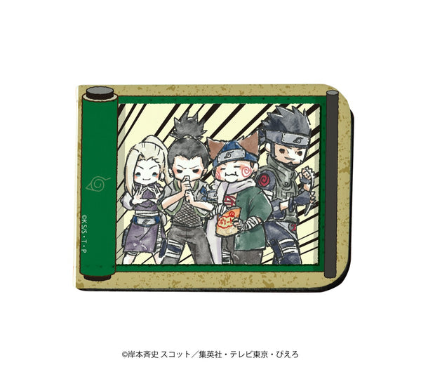 『NARUTO-ナルト-』レザーフセンブック 05/ シカマル&いの&チョウジ&アスマ (グラフアート)