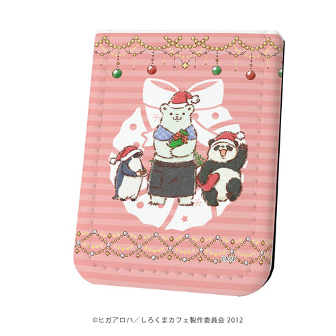 『しろくまカフェ』レザーフセンブック 04/シロクマくん&パンダくん&ペンギンさん クリスマスver.(グラフアートイラスト)