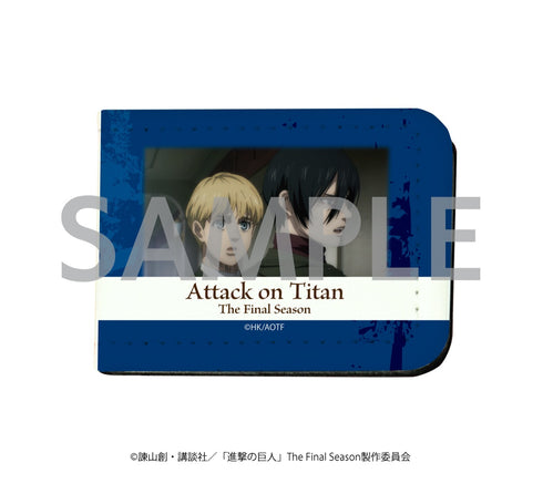 『進撃の巨人』レザーフセンブック 23/ミカサ&アルミン 場面写ver.