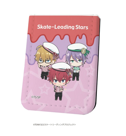 "Skate Reading☆Stars" Leather Sticky Note Book 06 / Ayaharu Maejima, Hayato Ryusaki, & Izumi Himekawa – Ice Day Ver. (Mini Characters)