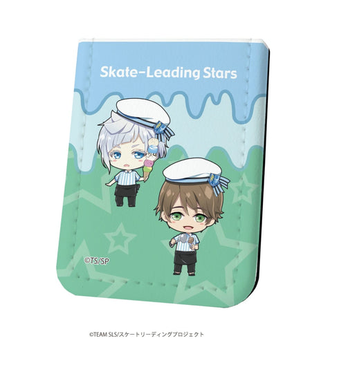 "Skate Reading☆Stars" Leather Sticky Note Book 07 / Reo Shinozaki & Toranosuke Kurayoshi "Ice Day" Ver. (Mini Characters)