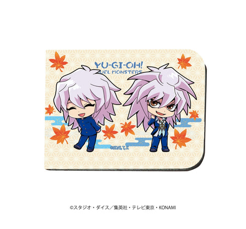 "Yu-Gi-Oh! Duel Monsters" Leather Sticky Note Book 18 / Ryō Bakura & Dark Bakura Autumn Leaves Ver. (Mini Characters)