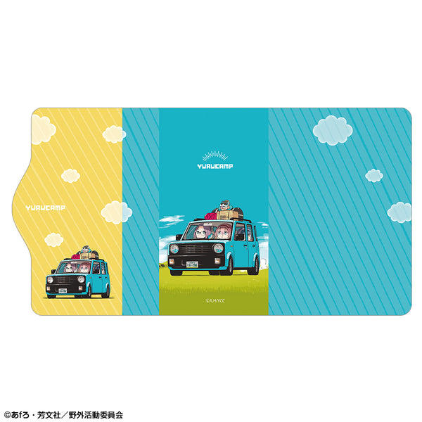 『ゆるキャン△』レザーキーケース Ver.2 デザイン03(集合)