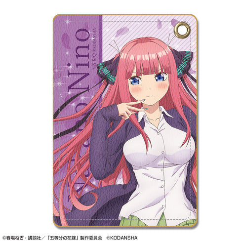 『五等分の花嫁』レザーパスケース デザイン02(中野二乃)