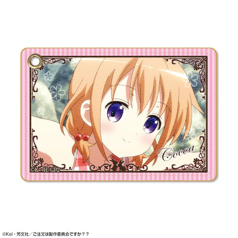 『ご注文はうさぎですか??』 レザーパスケース デザイン01(ココア)