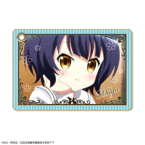 『ご注文はうさぎですか??』 レザーパスケース デザイン06(マヤ)