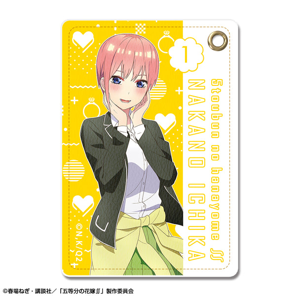 『五等分の花嫁∬』レザーパスケース デザイン01(中野一花)