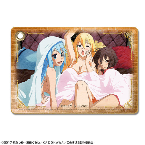 『この素晴らしい世界に祝福を!2』レザーパスケース デザイン03(集合/A)