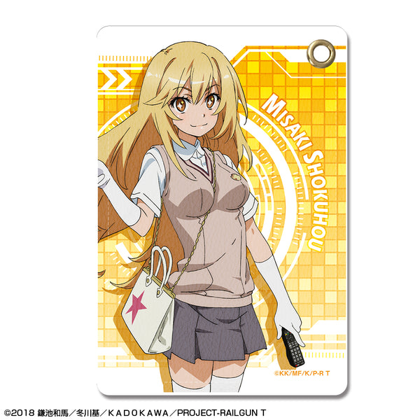 『とある科学の超電磁砲T』 レザーパスケース デザイン05(食蜂操祈)