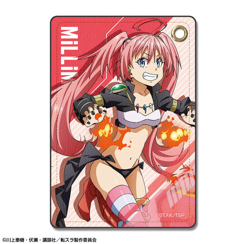 『転生したらスライムだった件』レザーパスケース デザイン07(ミリム)